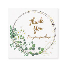 Tarjeta adjunta Daisy Greenery 'Gracias'