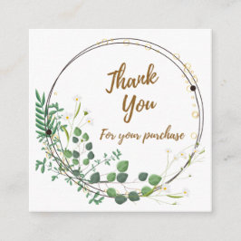 Tarjeta adjunta Daisy Greenery 'Gracias'