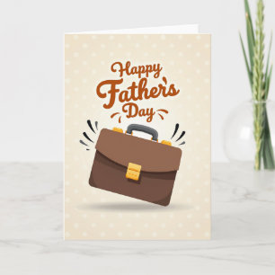 Tarjeta adjunta para un dulce Día del Padre