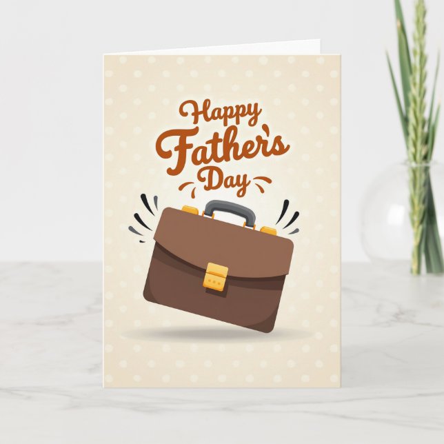 Tarjeta adjunta para un dulce Día del Padre (Anverso)