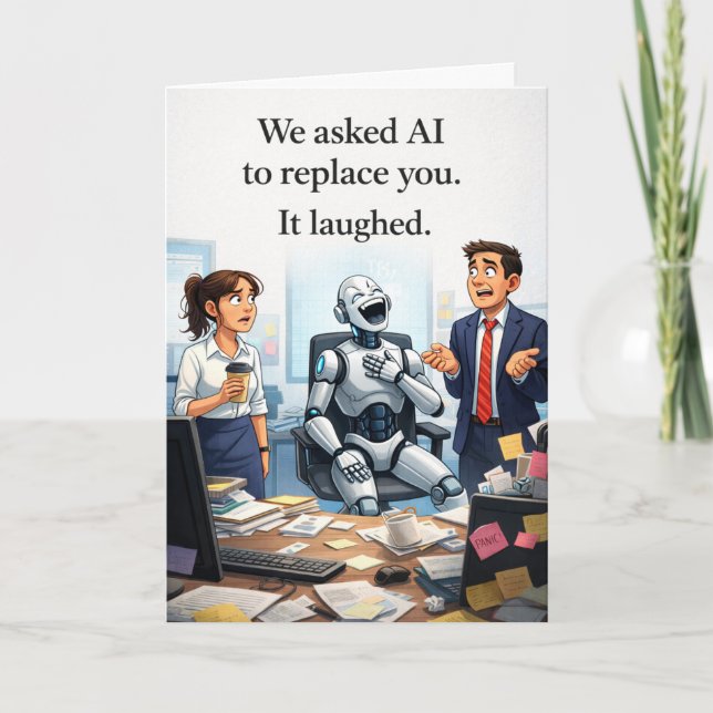 Tarjeta Admin Pro Day - Asked AI to Replace You (Anverso)