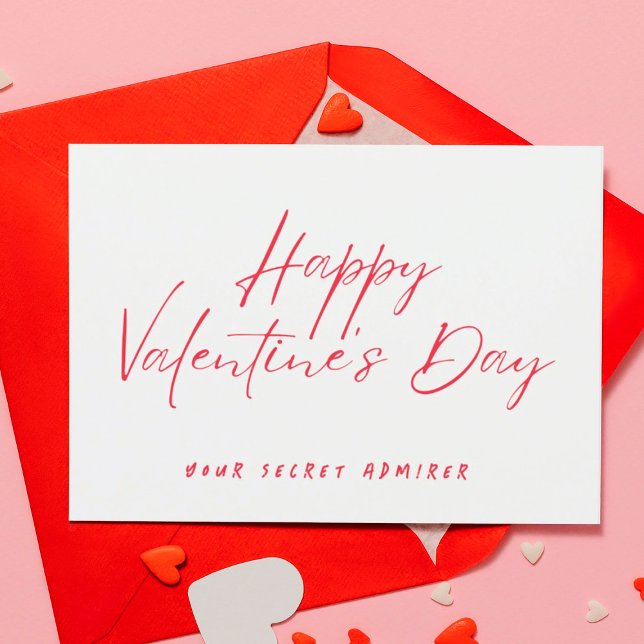 TARJETA ADMIRER SECRETO ROJO CON VALENTINAS PERSONALIZADOS (Subido por el creador)