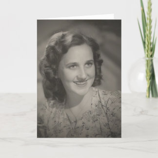 Tarjeta Adolescente dulce