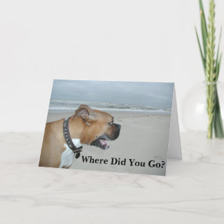 Tarjeta ¿Adónde Fuiste?