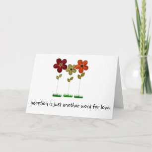Tarjeta adopción