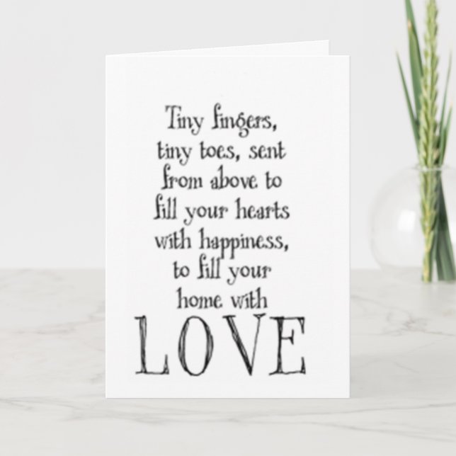 Tarjeta adopción, adopción, adopción, fotografía, (Anverso)