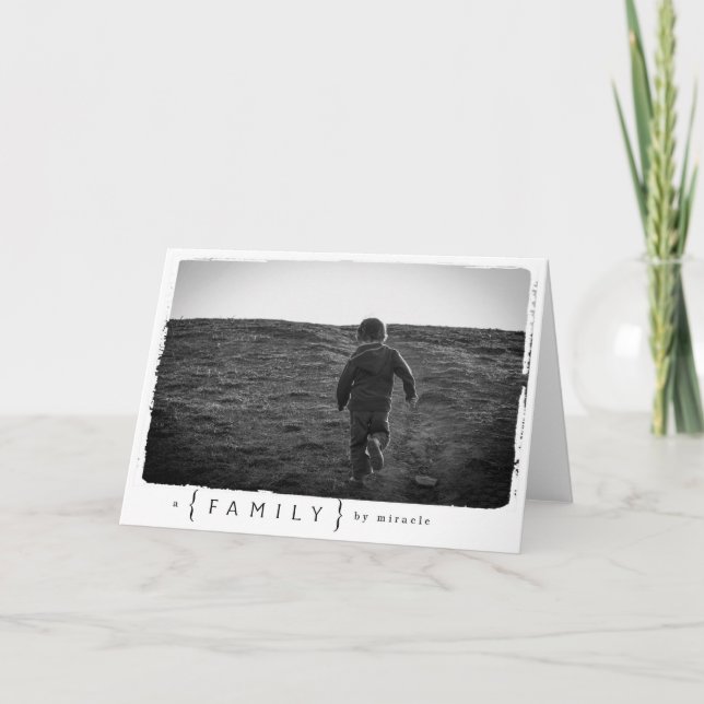 Tarjeta Adopción de niños (Anverso)