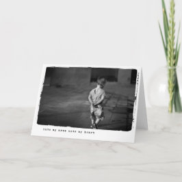 Tarjeta Adopción de niños