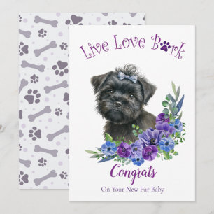 Tarjeta Adopción de Perro Affenpinscher, Día de Gotcha