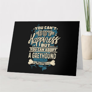 Tarjeta Adoptar una camiseta de Greyhound T-Shirt para res