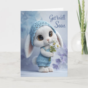 Tarjeta Adorable de Mejora con Conejito Bebé en Az