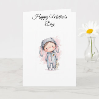 Tarjeta Adorable del Día de la Madre