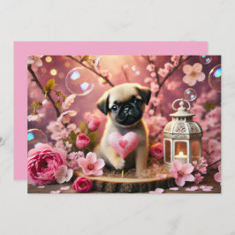 Tarjeta adorable del día de San Valentín - Tarjeta