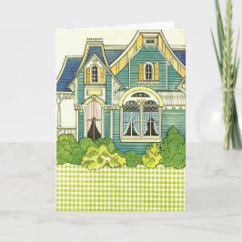 Tarjeta Adorable Gingham Birthday Party Old Fashion