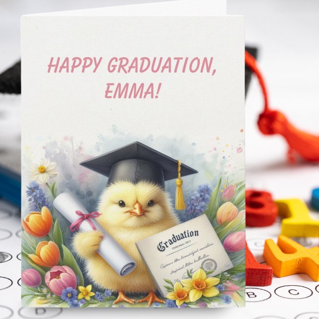 Tarjeta Adorable Graduación Feliz (Subido por el creador)