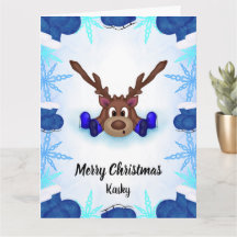 Adorable Reno Personalizado con Patines de Hielo