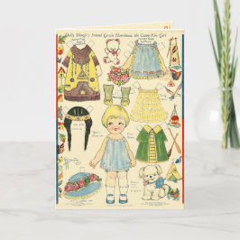 Tarjeta Adorable reproducción de arte nativo americano ind