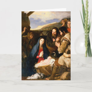 Tarjeta Adoración de los Pastores, 1650