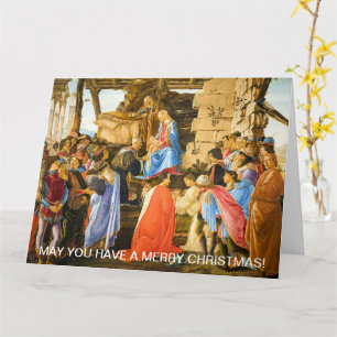 Tarjeta Adoración del Magi Sandro Botticelli 1475-1476
