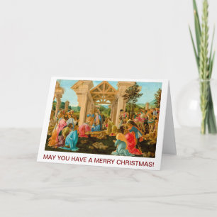 Tarjeta Adoración del Magi Sandro Botticelli 1478-1482