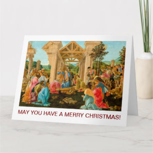 Tarjeta Adoración del Magi Sandro Botticelli 1478-1482