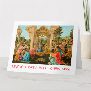 Tarjeta Adoración del Magi Sandro Botticelli 1478-1482