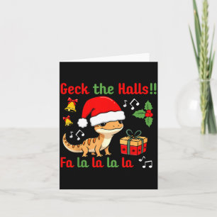 Tarjeta Adorna Las Salas Geco Leopardo Navidad Castigo Mas