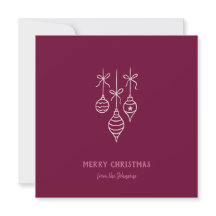 Adorno de Navidad con Apellido Personalizado