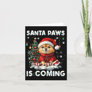 Tarjeta Adornos de árbol de Navidad Pomerania Amante de lo