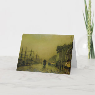 Tarjeta Aduanas H de los muelles de Juan Atkinson Grimshaw