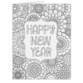 Tarjeta adulta de la Feliz Año Nuevo 2018 del