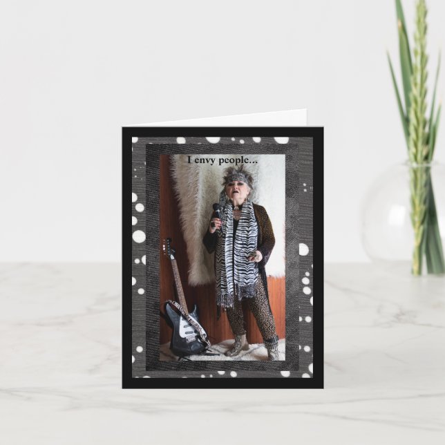 Tarjeta Adulto graciosamente Gracefully Birthday (Anverso)