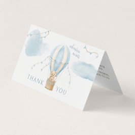 Tarjeta Adventure Awath Teddy Bear Baby Shower Foldable