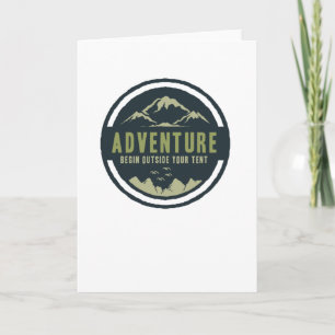 Tarjeta Adventure Begin fuera de tu tienda
