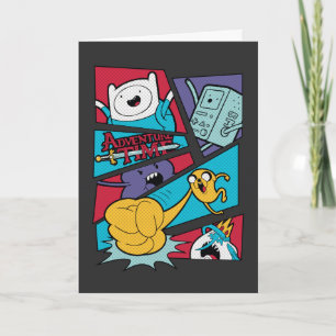 Tarjeta Adventure Time   Action Panel Graphic
