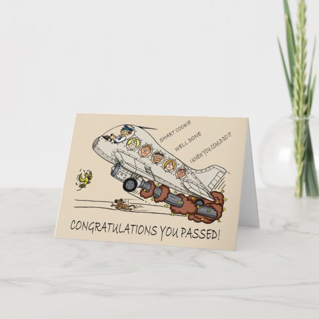 Tarjeta aérea del Personalizado piloto volador (Anverso)