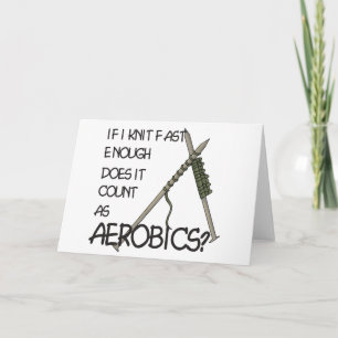 Tarjeta Aerobic de punto