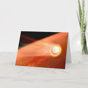 Tarjeta Aeródromo Con Perseverancia Rover Descent To Mars