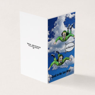 Tarjeta Aeronado, el ejército salta paracaidista, personal