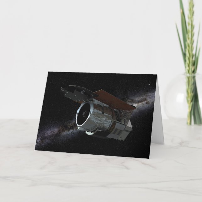 Tarjeta Aeronave espacial con telescopio infrarrojo de cam (Anverso)