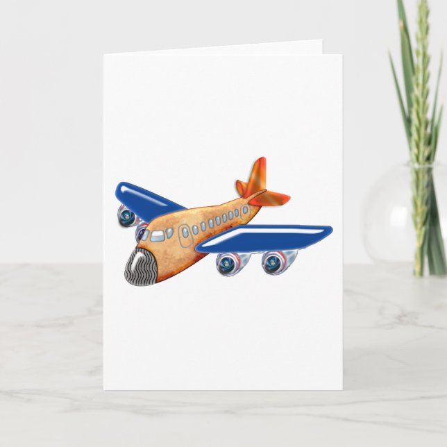 Tarjeta Aeroplano asombroso (Anverso)