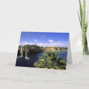 Tarjeta AF, Egipto, Alto Egipto, Asuán. Río Nilo,