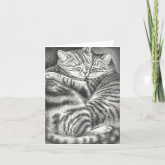TARJETA AFECTO DEL CAT DE TABBY