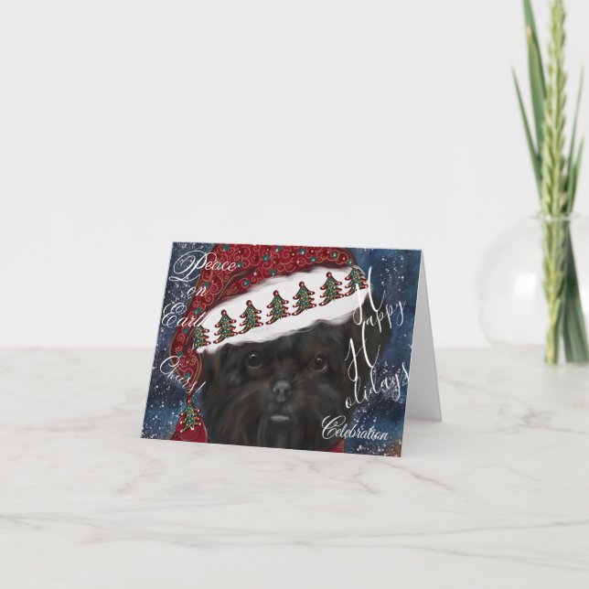 Tarjeta Affenpinscher (Anverso)