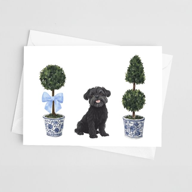 Tarjeta Affenpinscher Dog Puppy Topicolor (Subido por el creador)