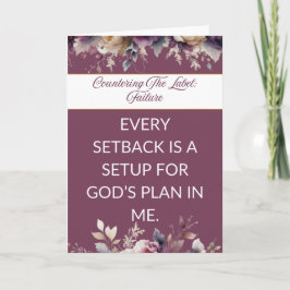 Tarjeta Affirmation card mental wellness for her - Heal