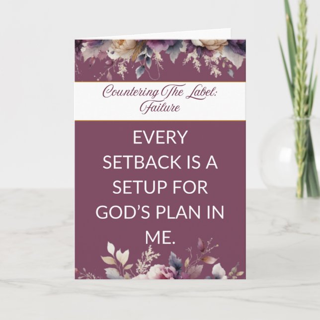 Tarjeta Affirmation card mental wellness for her - Heal (Anverso)