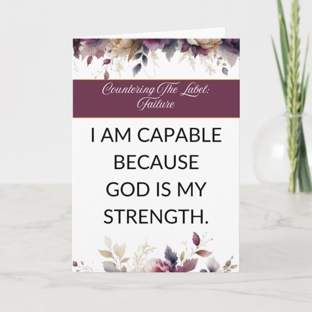 Tarjeta Affirmation card mental wellness for her - Love (Anverso)