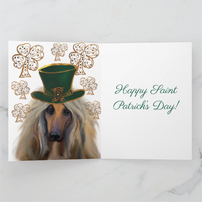 TARJETA AFGHAN HOUND (Interior)