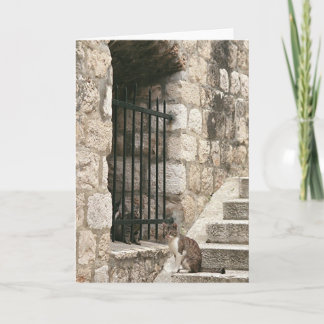 Tarjeta "afiánceme hacia fuera" cardan (el espacio en